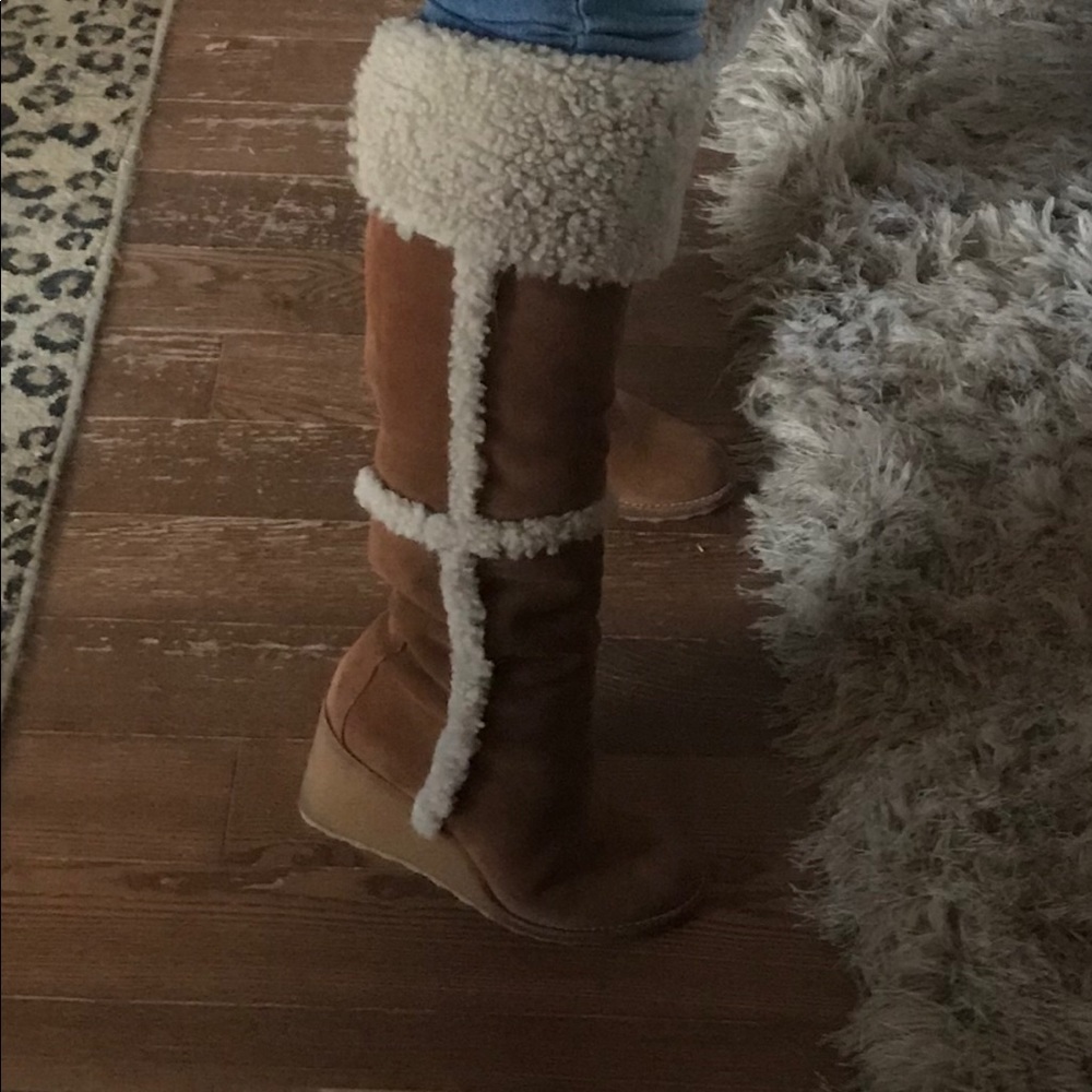 Tory Burch Shearling Boots